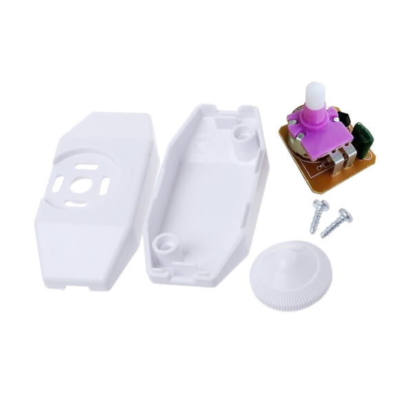 Rotary Cord Switch Compact Wiring Design Easy Install for Bedroom Table Lamp