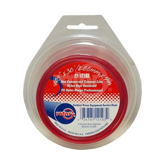 Rotary Corp Line Trimmer .105 30' Loop Red Commercial