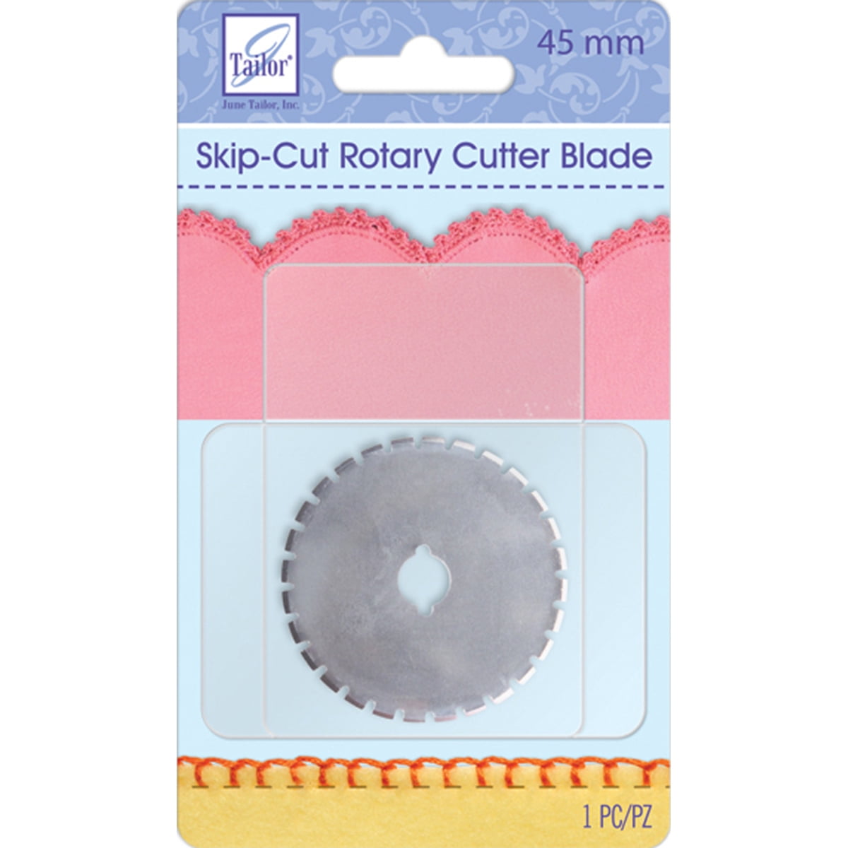 June Tailor Rotary Cutter Blade Refill, 45 mm Skip Cut
