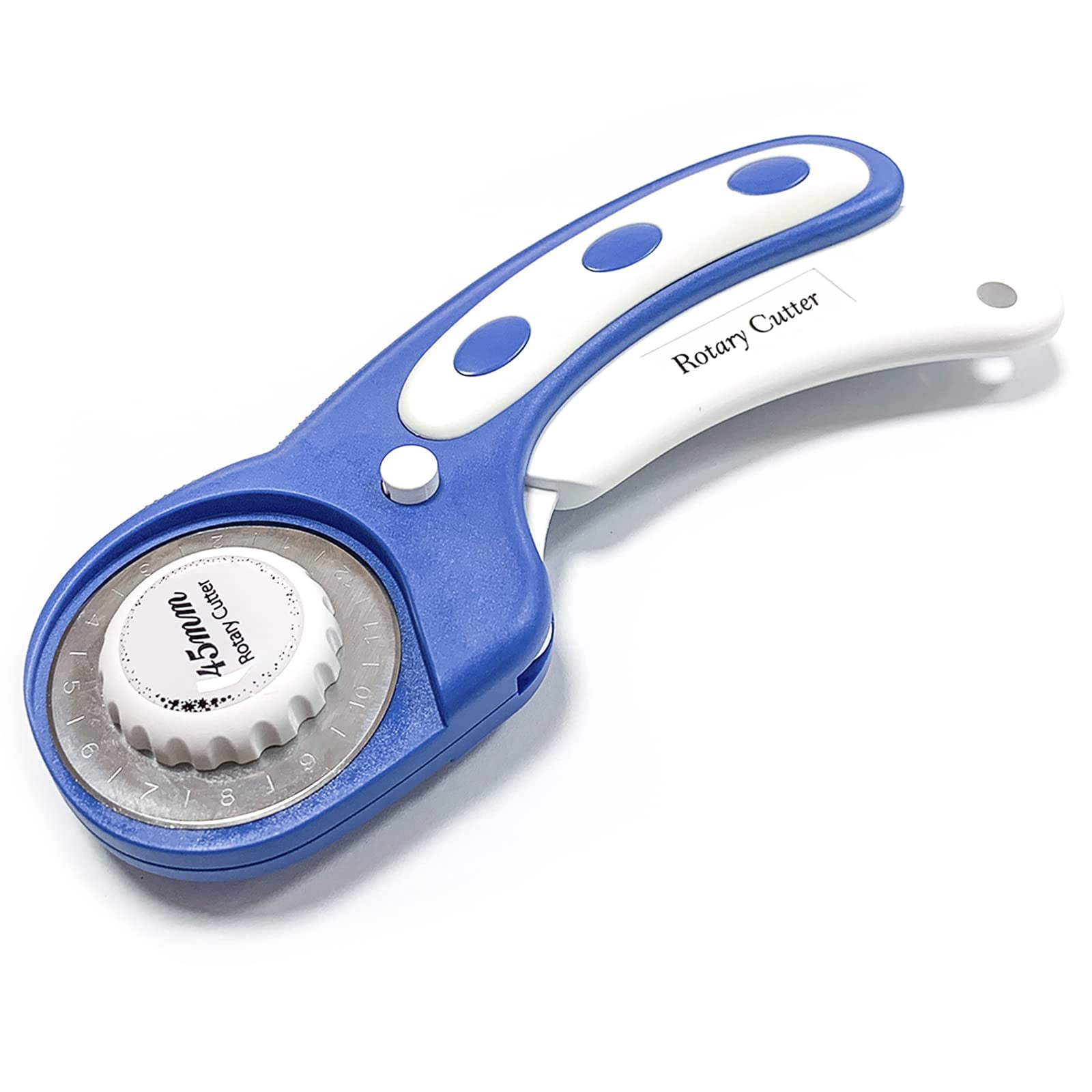 Rotary Cutter for Fabric 45mm Highly Sharp SKS-7 Blade with Safety Lock ...