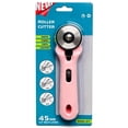 thumbnail image 1 of cisilov Rotary Cutter 45mm, Fabric Cutter with Safety Lock for Sewing & Quilting, Pink, 1 of 5