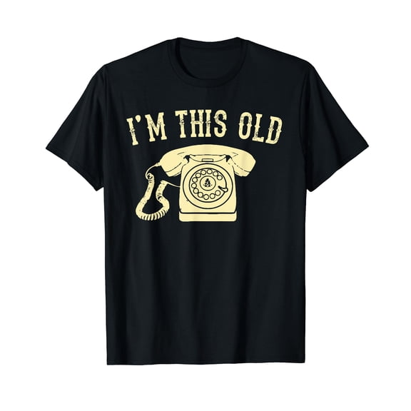 Rotary Dial Phone Old Fashion Telephone T-Shirt for Men Women Cotton Summer Top Tee