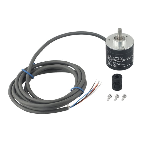 Rotary Encoder E6B2-Cwz6C100 200 For 360,400,500,600,1000,1024 2000P/R Dc 5V 6000Rpm 0-100Khz Rotary Incremental Encoders