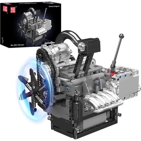 Rotary Engine Model Kit that Works, Car Engine Building Kit with Motor, STEM Mechanic Engineering Construction, Collection Model Gift for (1130 PCS)