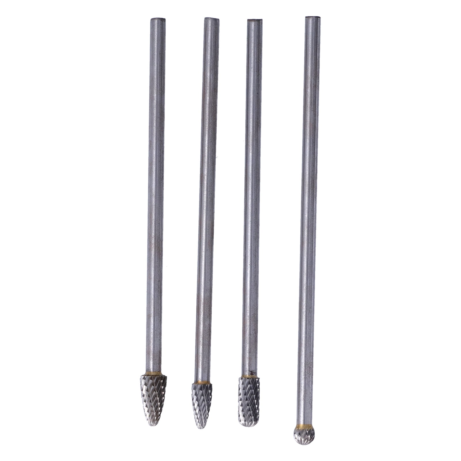 Rotary File Long Tungsten Steel Rotary Burr Set with 6mm Shank for