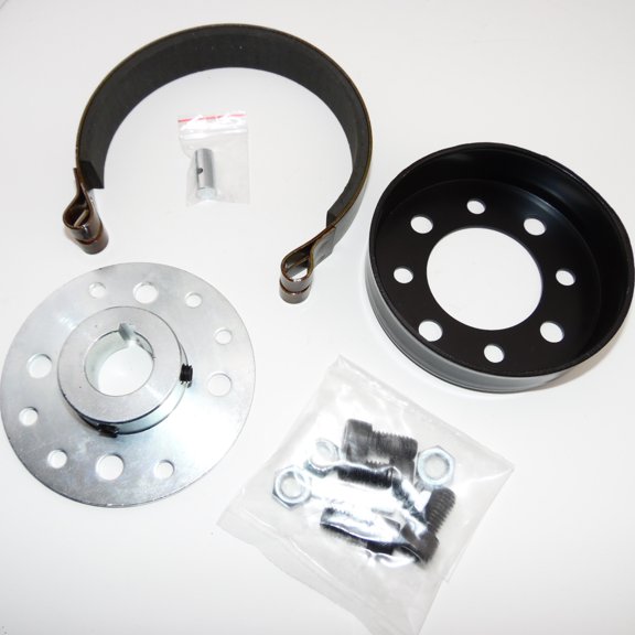 Rotary Go Kart Brake Band Kit, Includes Hub, Drum, Brake Band W Pin for 1" Axle