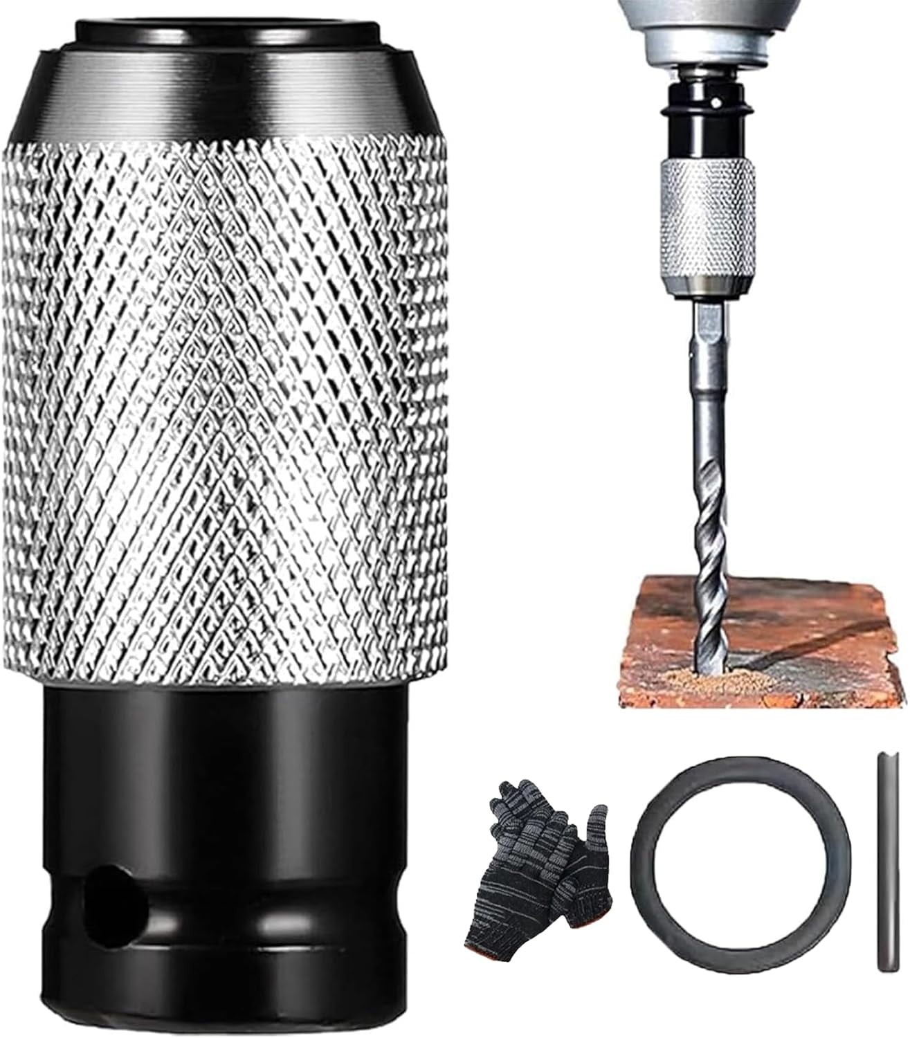 Rotary Hammer Adapter with Impact Drill Bits Set, Electric Hammer to ...