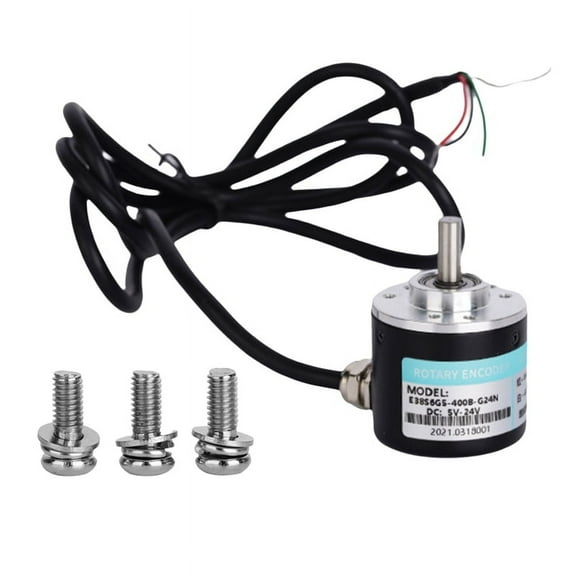 Rotary Incremental Encoder 38S6G5-B-G24N AB 2-Phase Connection 50P/R 5-24V Solid Shaft DC Open Collector NPN Output
