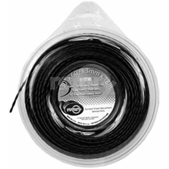 Rotary Item 12168, Trimmer Line .155 Lg Donut Black Vortex Line