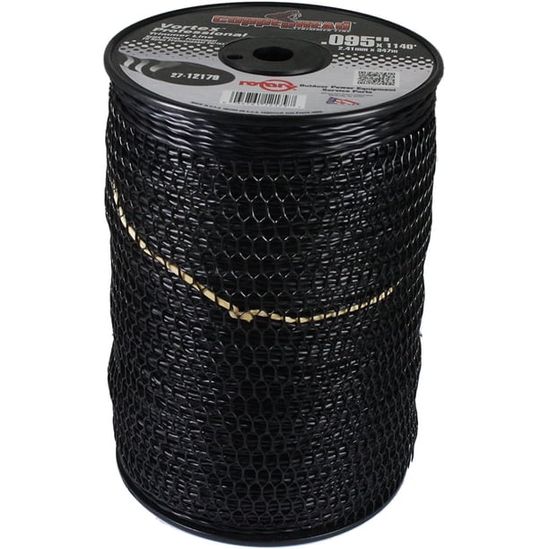Rotary Vortex Trimmer Line .095 X 1140' Large 5lb Spool, Black