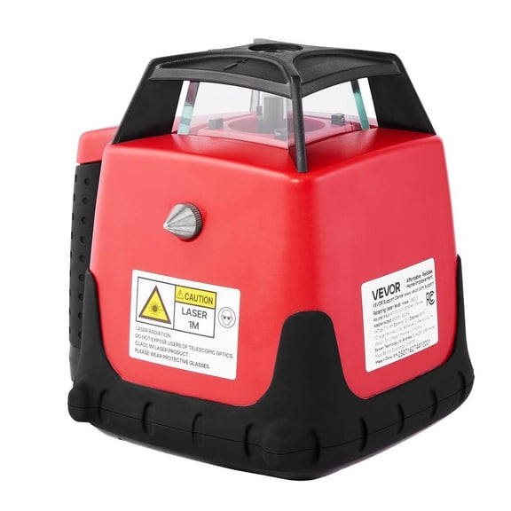 Rotary Laser Level Kit, 2000ft 360 Degree Self Leveling Green Beam Transit with Aluminum Tripod, Grade Rod Scale and Hard Toolcase