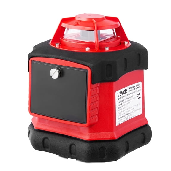 Rotary Laser Level Kit with Tripod Receiver Remote Scale and Case, 984ft Range 360 Degree Self Leveling Red Transit Tool for Construction