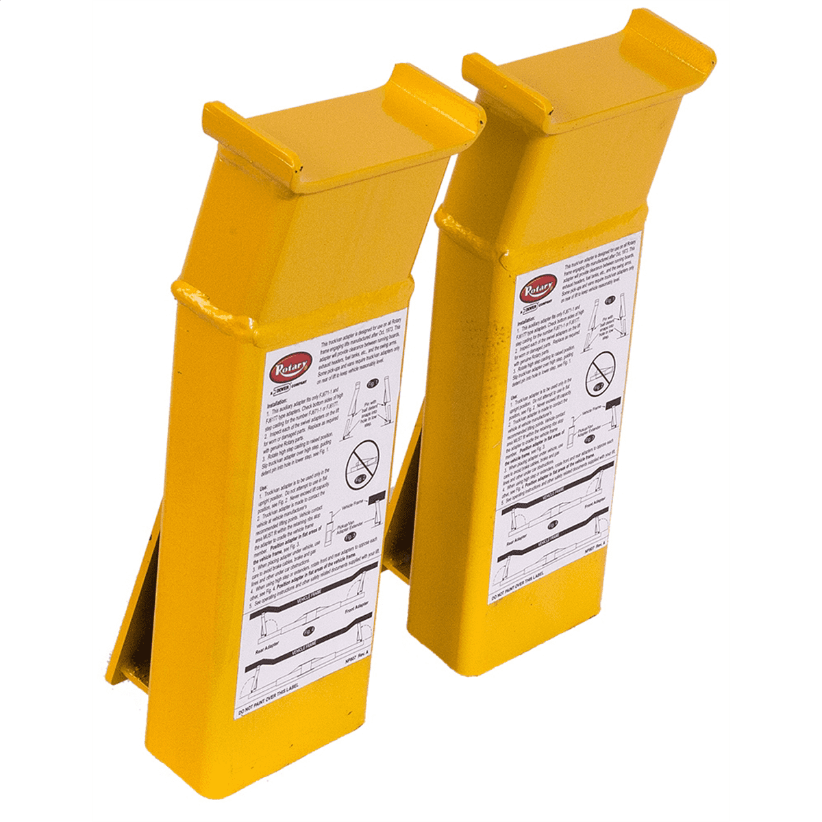 Rotary Lift FJ6195YL Set of two extended height adapters - Walmart.com