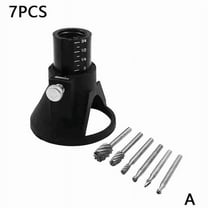 Rotary Multi Tool Cutting Guide HSS Router Drill Bits Sets Attachment Kit