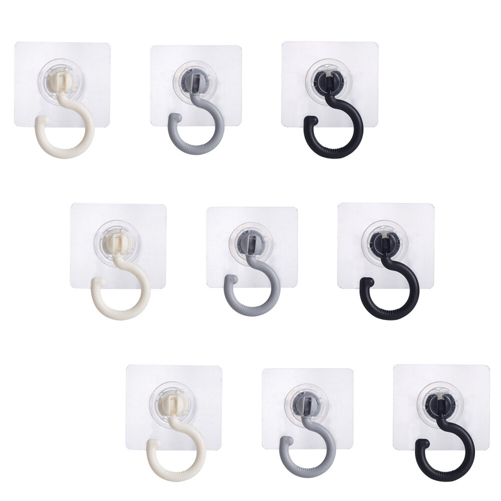 Rotary Nailless Adhesive Hook Wall Hangers Without Nails Ceiling Pvc