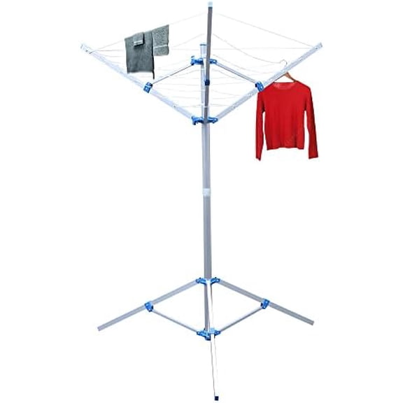 Rotary Outdoor Umbrella Drying Rack,Rotary Clothesline Dryer Laundry Rack Folding Clothes Drying Umbrella 60" 3 Arms$$Home Decor, Kitchen, & Other