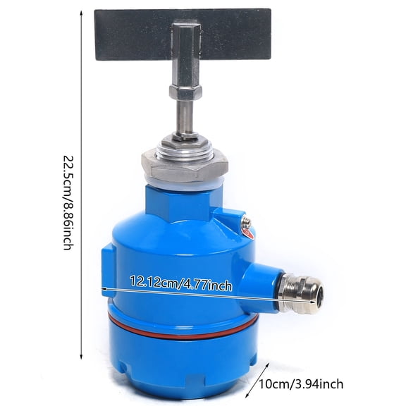 Rotary Paddle Level Sensor Level Switch Fit Powder Bin Detect Control Switch 24v