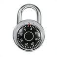 Rotary Padlock Digit Combination Code Lock Safe Round Dial Number