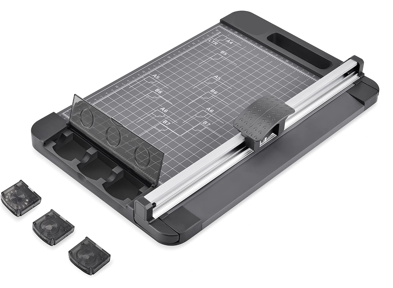 Rotary Paper Trimmer, 3in1 Paper Cutter, 12 Inch Cutting Length, with