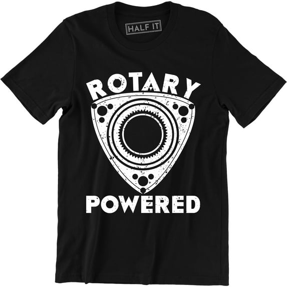 Rotary Power Retro Turbo Boosted Custom JDM Japanese Rotar T-Shirt