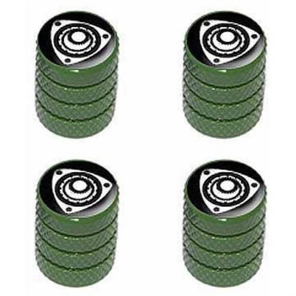 Rotary Rotor Engine RX-8 RX-7 Tire Rim Wheel Aluminum Valve Stem Caps, Multiple Colors