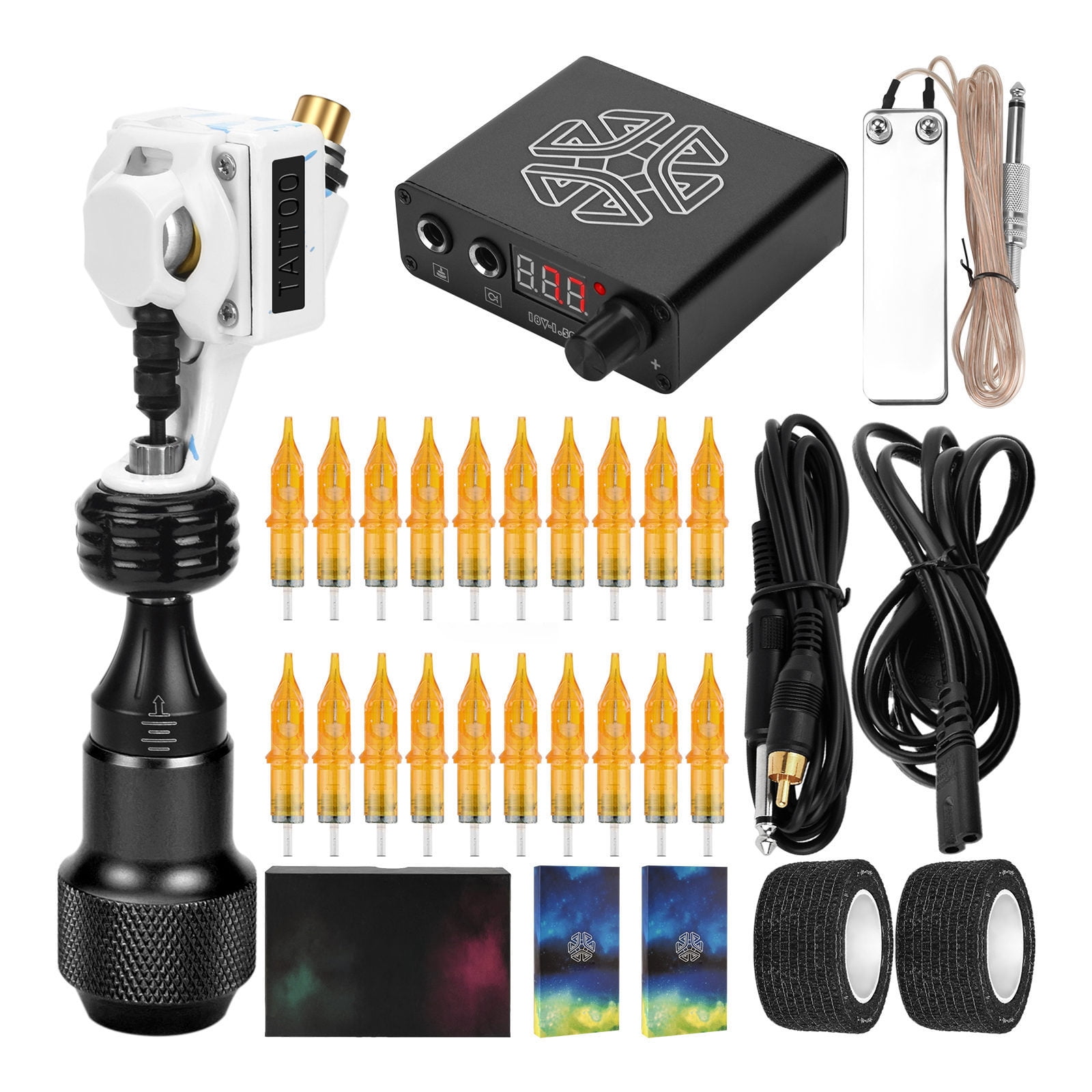 Power Machine Kit Rotary Tättoo Machine Kit - Ergonomic Design for Precision Art ...