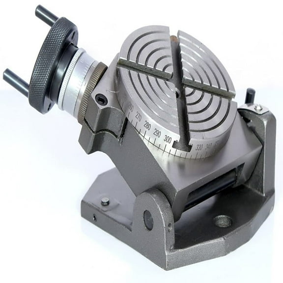 Rotary Table 4inch/100mm Horizontal Vertical Rotary Table 4-Slot Rotary Table For Milling Machine MT-2 Rotary Table For Milling