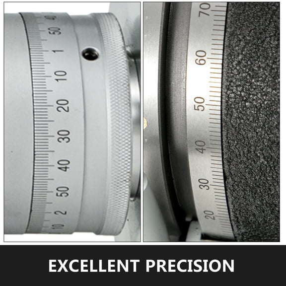 Rotary Table 8 Inch Horizontal Vertical HV8 Precision 3MT Milling Drilling Machine Vernier Reading Milling Drilling Boring