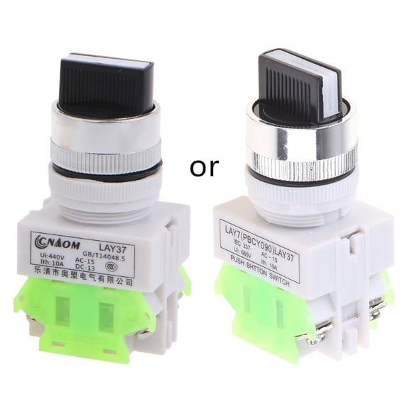 Rotary Three Position Selector Switch Power Ignition LAY7-20X/3