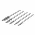thumbnail image 1 of Rotary Tool Accessories Kit, 5Pcs Engraving Drill Bits Set, Wood Carving Tools Die Grinder Bits Hobby Craft Tools Dremel Accessories Power Tool Attachments for Carving Engraving & Grinding, 1 of 5