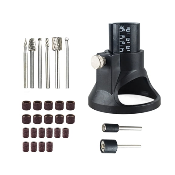 Rotary Tool Carving Guide Set For Engraving Drilling Hollowing & Chamfering Tasks