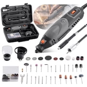 SPEEDWOW Rotary Tool Kit, Corded Power Rotary with Flex Shaft & 160 Accessories Tools, Variable Speed 33000RPM Electric Drill Set for Handmade Crafting Projects