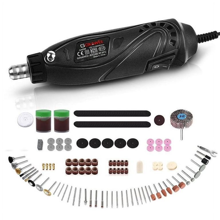 Rotary Tool Kit With 151pcs Rotary Tool Accessories & Flex Shaft &  Universal Collet 5 Variable Speed Rotary Multi-Tool For Crafting DIY Project
