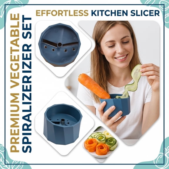 Rotary Vegetable Shredder, Multi Functional Vegetable Julienne Cutter and Peeler for Kitchen Home Use, Prep Fresh Salads and Snacks Quickly