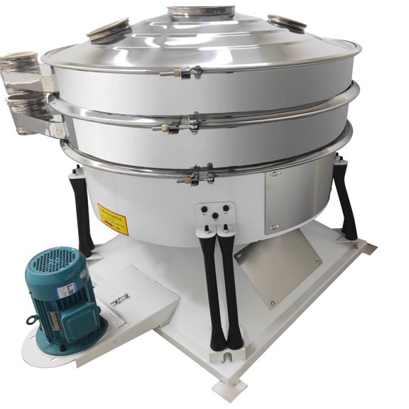 Rotary Vibrating Screen Machine with 100 Mesh Screen 47.2IN 220V 3PH