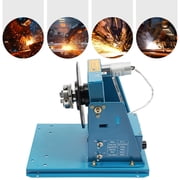 Rotary Welding Positioner, Welding Positioning Turntable Table, Portable Welder Positioning Machine AC110V