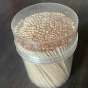 Rotary toothpick box single-head fine toothpick Bamboo toothpick household disposable fruit stick
