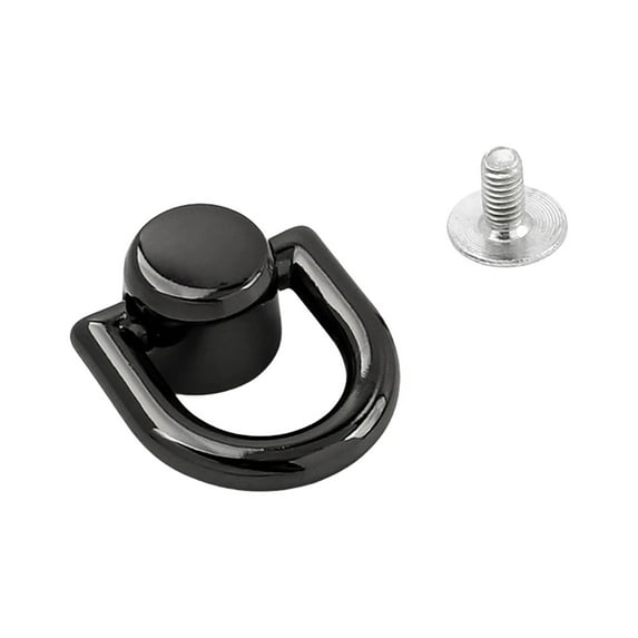 Rotatable Balls D Rings Studs For Leather Shoulder Bag Purse And Backpack Belt Decoration Metal Craft Accessories