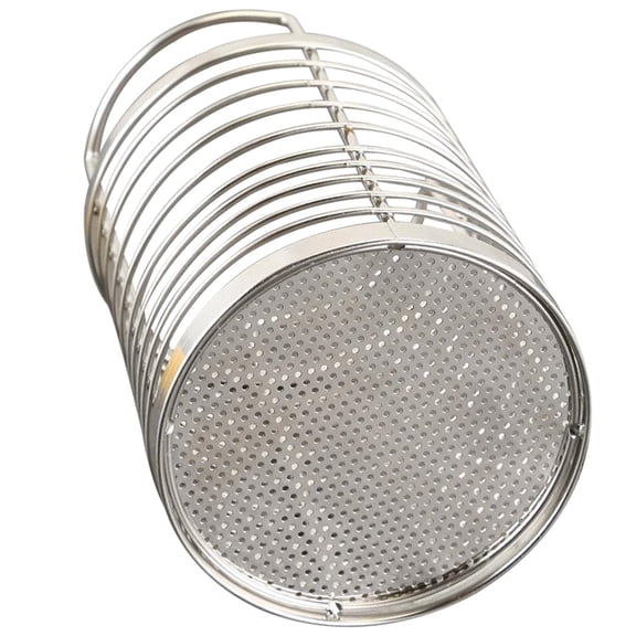 CRILSTYLEO Cylindrical Spoon Draining Holder, 1 Set, Compact Kitchen Utensil Drainer 6.5x4.3 Inches