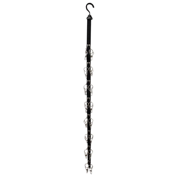 Rotatable Coat Rack With Multifunctional Clips, 16 Clips - 1 PCS