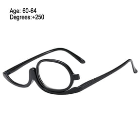 Rotatable Foldable Bifocal Reading Glasses For Women, Usupdd Hands-Free Cosmetic Glasses For Makeup Application, Precision Clear Vision Eyewear For Beauty Routine