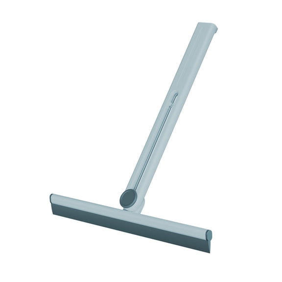 Rotatable Glass Cleaning Tool with Silicone Edge, Foldable & Extendable Window Squeegee for Home & Car, Multi-Purpose Shower, Mirror & Surface Wiper