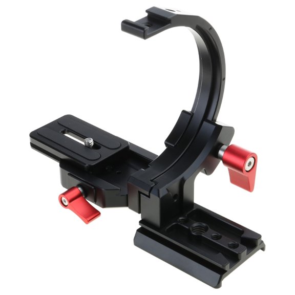 Rotatable Half Collar Mount Stand Rack Rotary Camera Bracket for DSLR Tripods