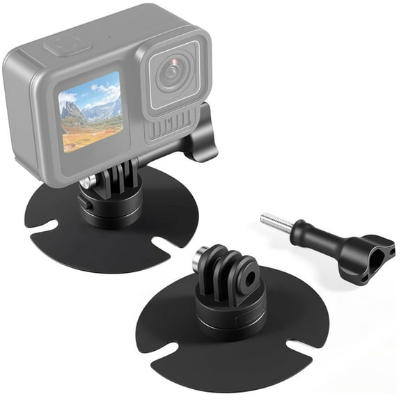 Rotatable Helmet Adhesive Base Camera Mount with Flexible Patch Base for DJI Osmo / Insta360 / GoPro Hero Motorcycle Helmet Base Waterproof