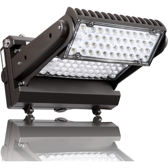 Rotatable LED Wall Pack Light with Dusk to Dawn Photocell, 150W 21000LM 800-1000W HPS/HID Equiv., 5000K Daylight ETL Commercial Outdoor Security Lighting for Warehouse, Entrance, Parking, Garage