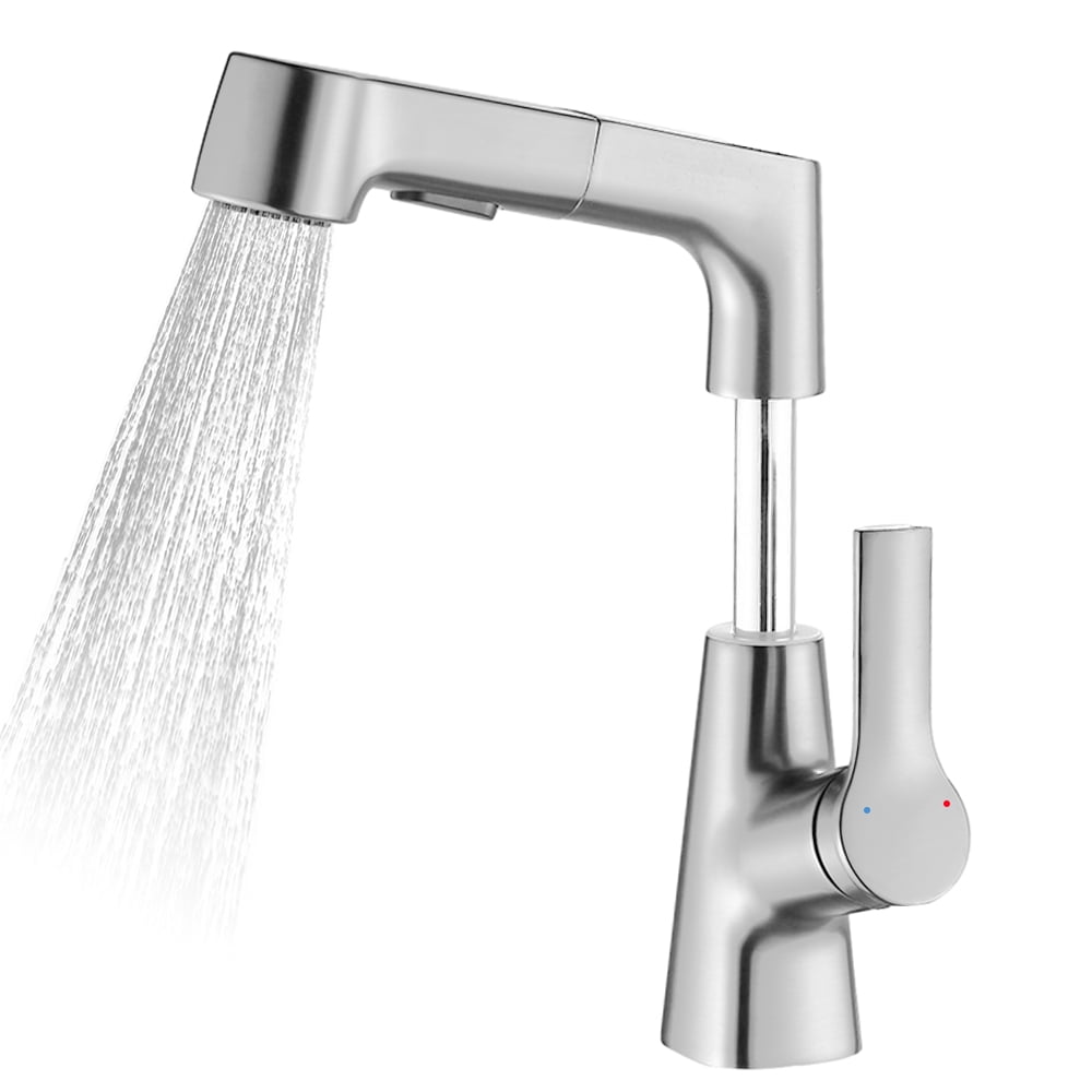 Rotatable and Liftable Kitchen Faucets with Pull Down Sprayer Height ...