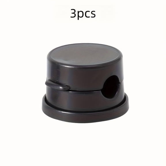 Rotatable Magnetic Cable Organizer Anti-Slip Data Cable Holder for Desk & Mobile Devices with 360 Swivel Base