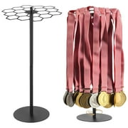 Rotatable Medal Display Hanger, Hang 45 Medals, 360  Rotating Honeycomb Metal Medal Rack for Sports Marathon Races