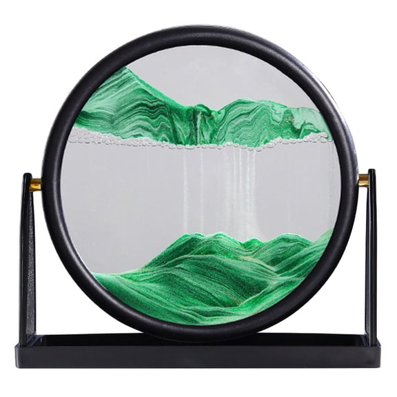 Rotatable Moving Sand Art Picture 3D Motion Display Flowing Quicksand Frame for Home Bedroom Living Room Decoration Gift Supplies