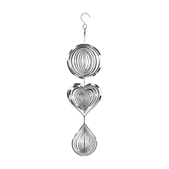 Rotatable Reflective Hanging Wind Chime For Outdoor Garden Courtyard, Wind Activated Sound Making Bird Repellent Ornament, Light Reflecting Wind Spinner To Stop Birds Damaging Plants & Yard Surfaces